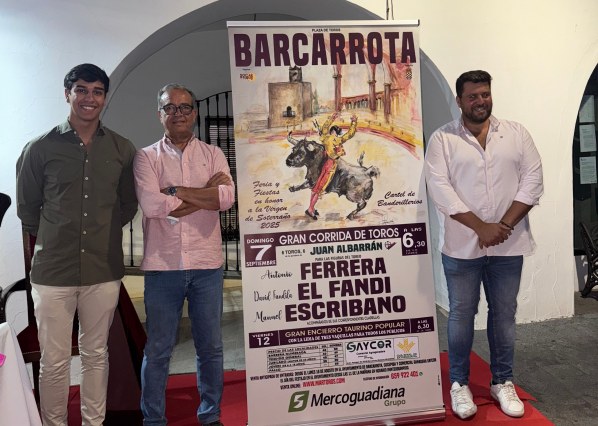 Barcarrota anuncia una terna de toreros banderilleros para el 7 de septiembre