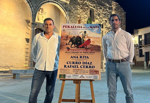 Peraleda de la Mata presenta el cartel de las fiestas del Cristo de la Humildad