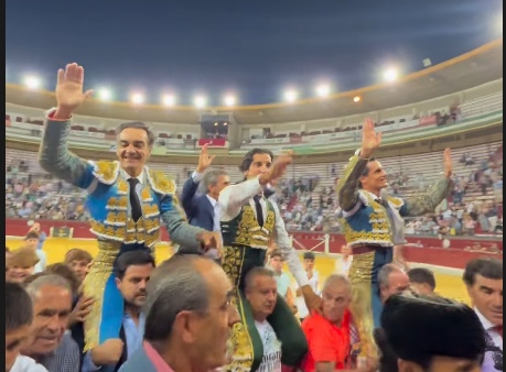 Curro Díaz, El Cid, David Galván y Victorino Martín cierran la Feria de Jaén por todo lo alto