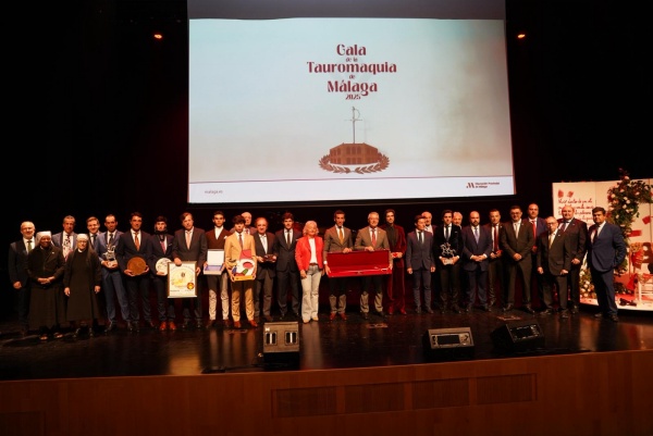 Javier Conde, Morante, Urdiales, Aguado y Ventura, entre los premiados en la Gala de la Tauromaquia de Málaga 2025