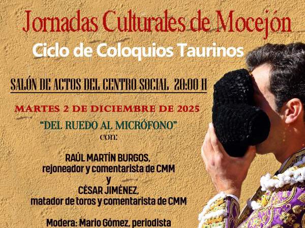 Protagonistas de lujo en los Coloquios Taurinos de Mocejón