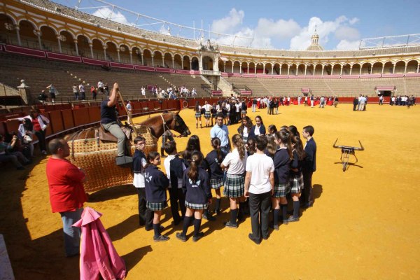 Lances de Futuro programa unas jornadas didácticas en La Maestranza para escolares y universitarios y otra de puertas abiertas para el público general