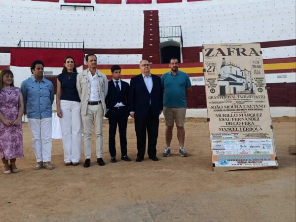 Zafra presenta el cartel del festival taurino a beneficio del Santísimo Cristo del Rosario