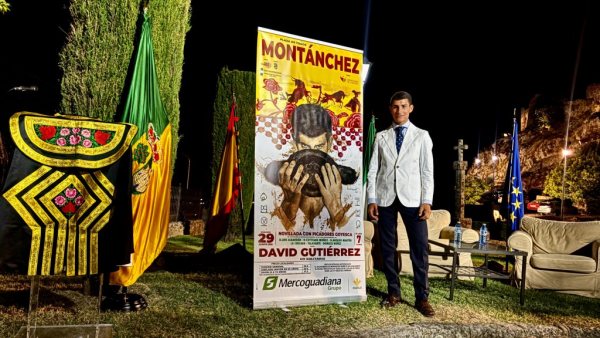 David Gutiérrez se encerrará con seis novillos de ganaderías extremeñas en Montánchez