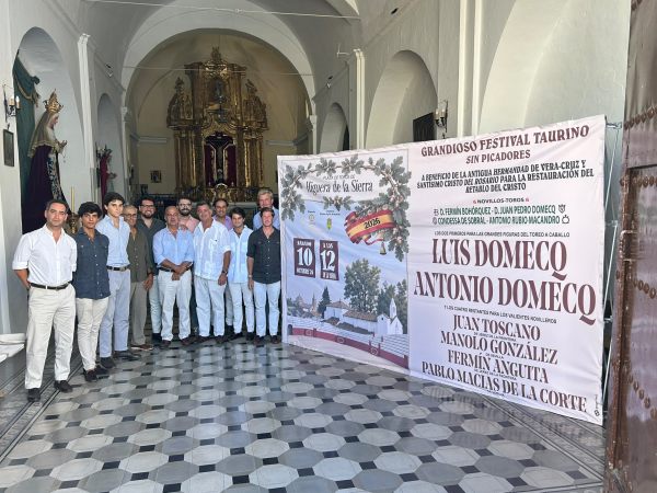 La reaparición de Luis y Antonio Domecq principal atractivo del festival taurino de Higuera de la Sierra